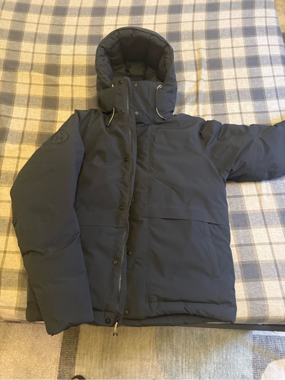 Men's Hooded Backcountry ALLIED Down Après Jacket Medium